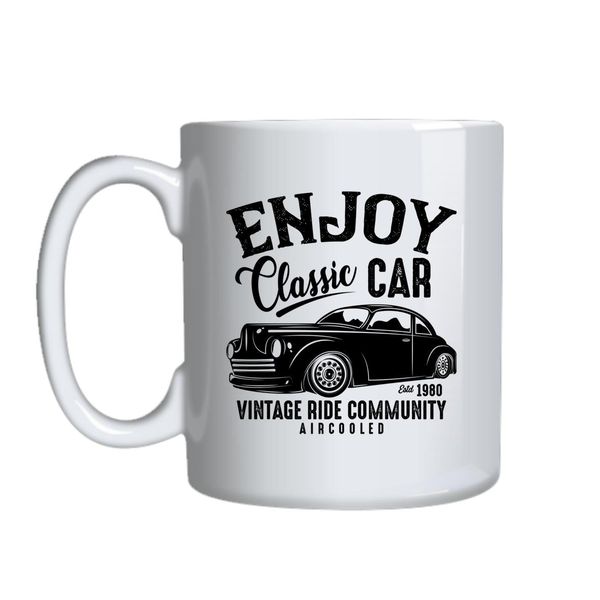 Enjoy Classic Car Mug Gift Idea 125