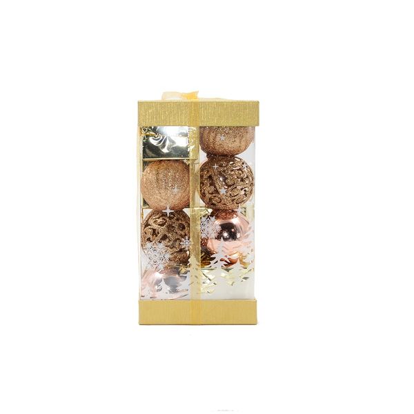 16pcs Baubles Christmas Tree Ornaments (Balls) Decorations Red &amp; Gold