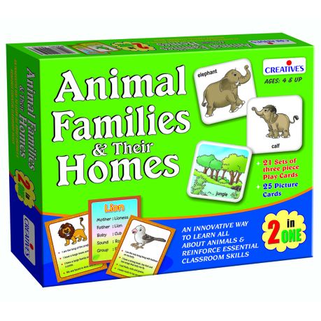 Creatives Animal Families &Their Homes-2 in One Ga | Buy Online in South  Africa 