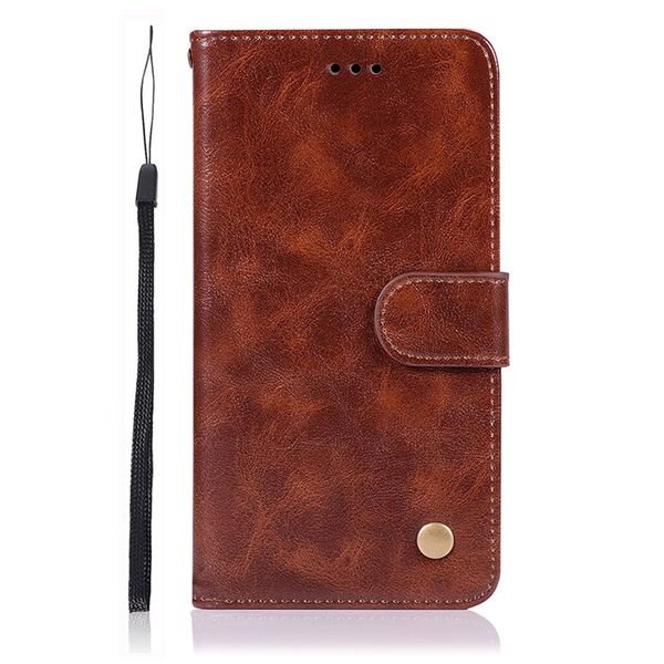 Vintage Wallet Leather Flip Case compatible with Oppo A53 Oppo A53s