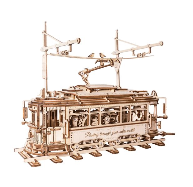 Robotime Classic City Tram 3D Wooden Puzzle (374 Pieces)
