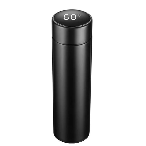 Digital Thermometer Flask - Satin Black - 500ml