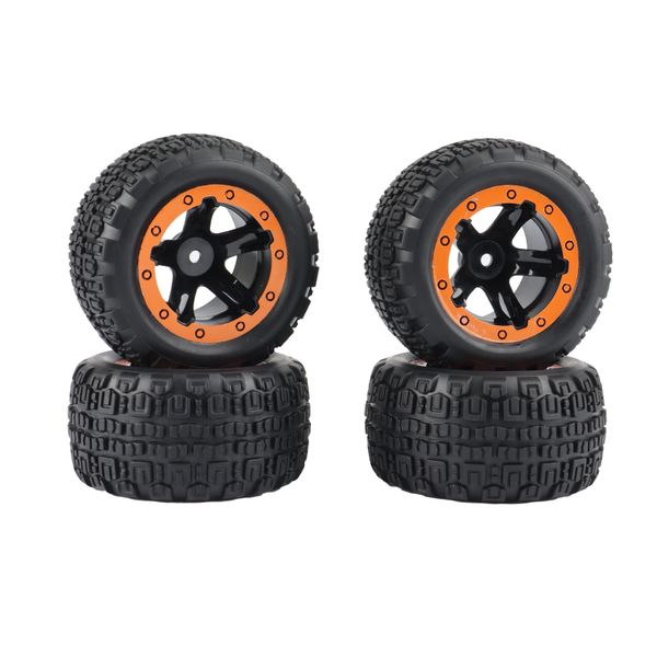 4Pcs Tire Wheel Tyre For Hbx 16889 16889A 16890 16890A Rc Car Parts