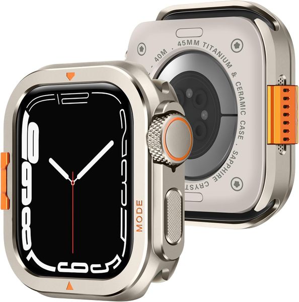 Metal Bumper Cover Compatible with Apple Watch Series 6/5/4/SE Case 44mm