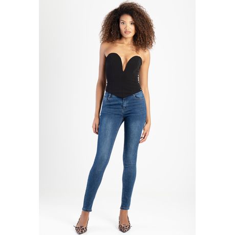 Sissy Boy: Charlotte Mid-waist skinny Jean Med Vinatge Image
