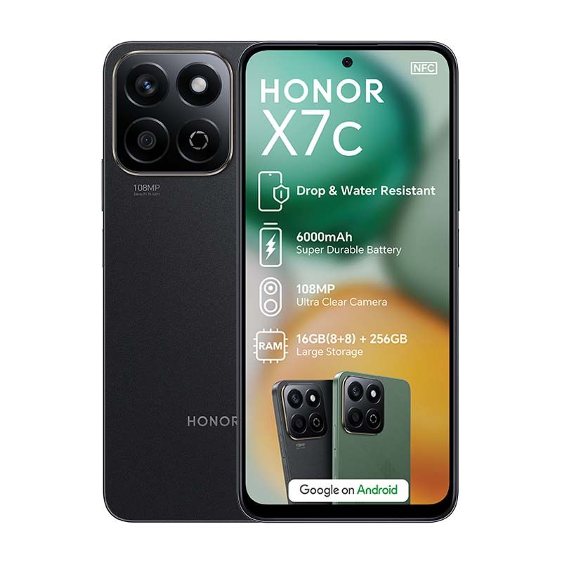 Honor X7c 4G Dual Sim 256GB - Black