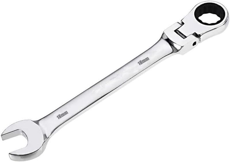 18mm 12PT Flexible Head Gear Wrench
