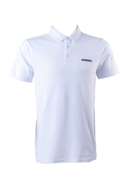 Carrera Classic Men's Golfer Shirt- White