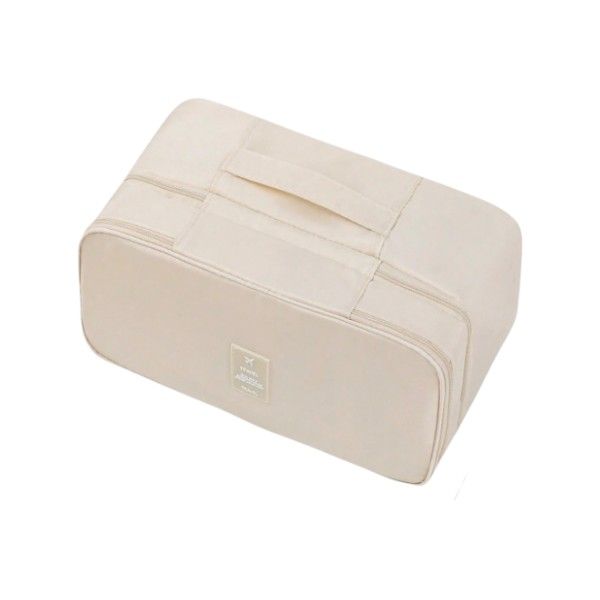 Travel Size Underwear Organizer Bag - Beige