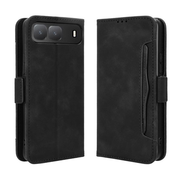 Multi Card Groove Leather Cover Compatible With Infinix Hot 60i 5G