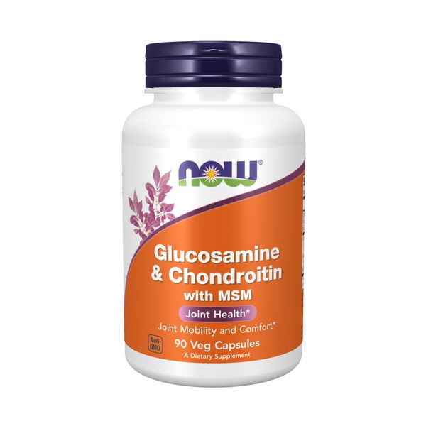 NOW Foods Glucosamine + Chondroitin with MSM - 90 Caps