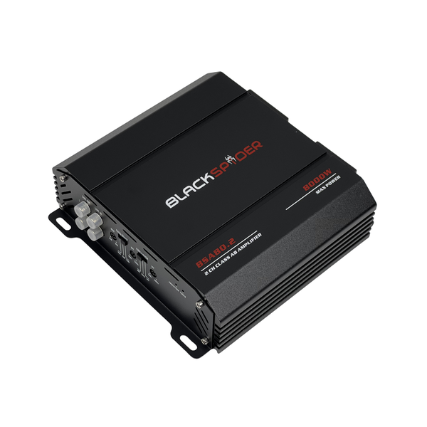 BlackSpider BSA80.2 8000W 2 Channel Amplifier