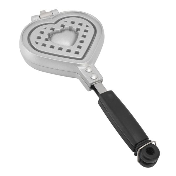 Heart Shape Waffle Pan Nonstick Double Sided, Aluminum Alloy Baking Pan
