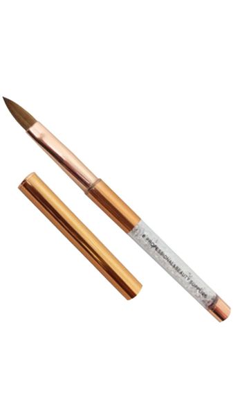 Kolinsky Brush #8 Rose Gold