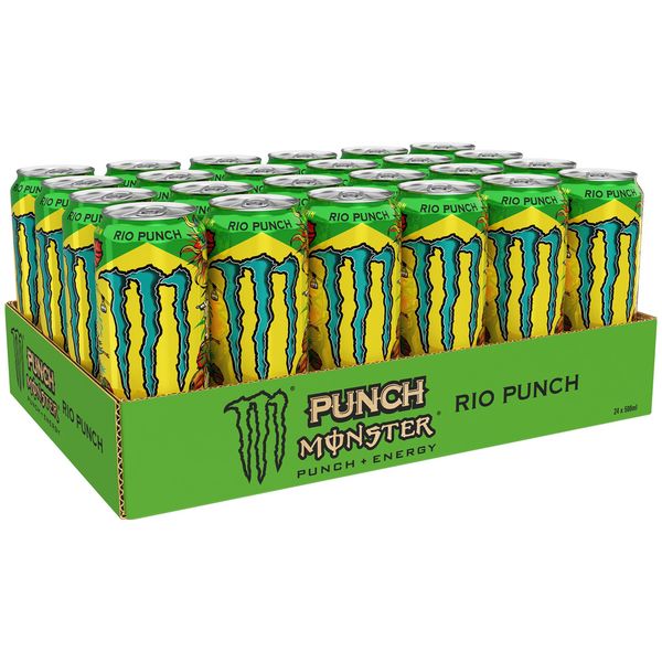 Monster Energy Drink Rio Punch, 24 x 500ml