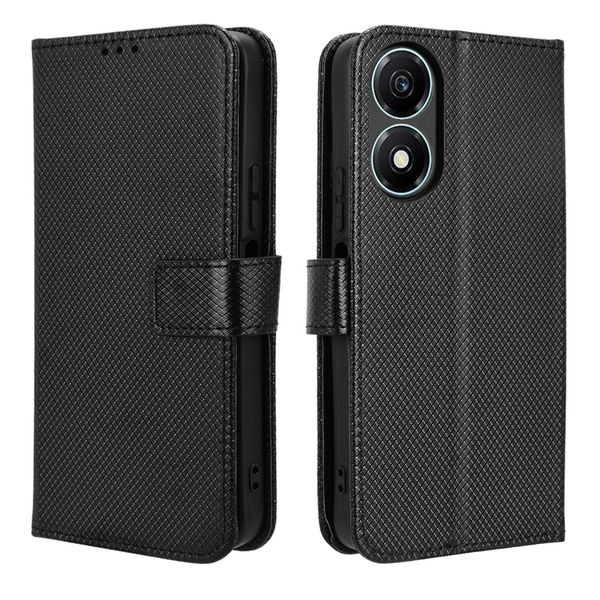 Magnetic Buckle Shockproof Wallet Cover Compatible with Huawei Nova 12i 4G