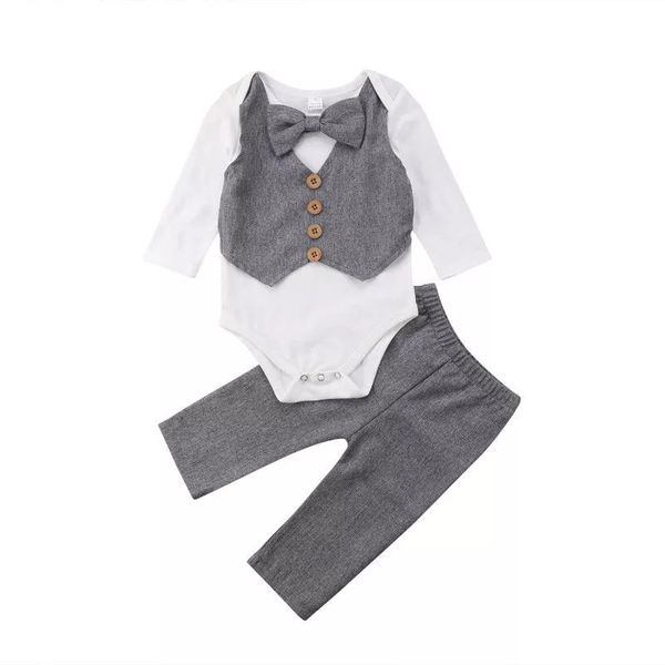 Grey and White Formal Set