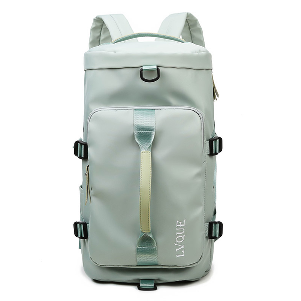 2-in-1 Gym and Travel Backpack - Wet/Dry Compartment and Shoe Pocket
