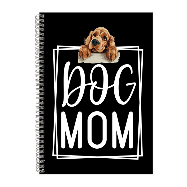 Spaniel Breed A4 Blank Notebook for Dog Lovers Funny Graphic Present 007