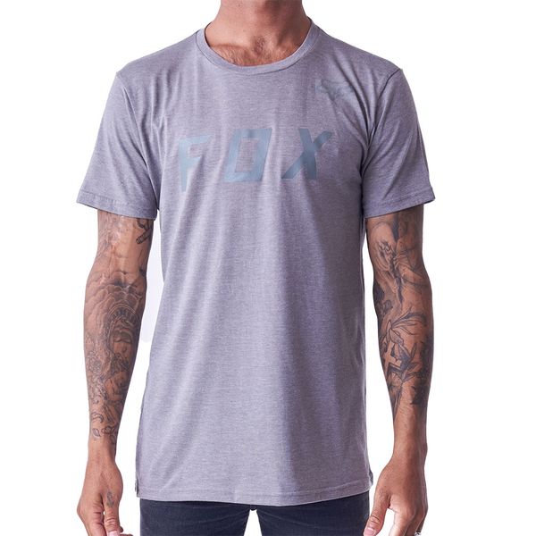Fox-Mens-Pivotal Ss Tee-Dark Grey Melange