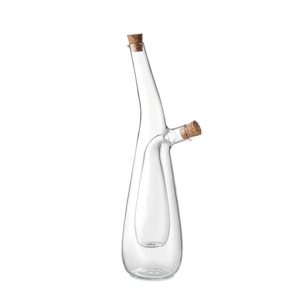 Borosilicate Glass 2-in-1 Oil &amp; Vinegar Bottle