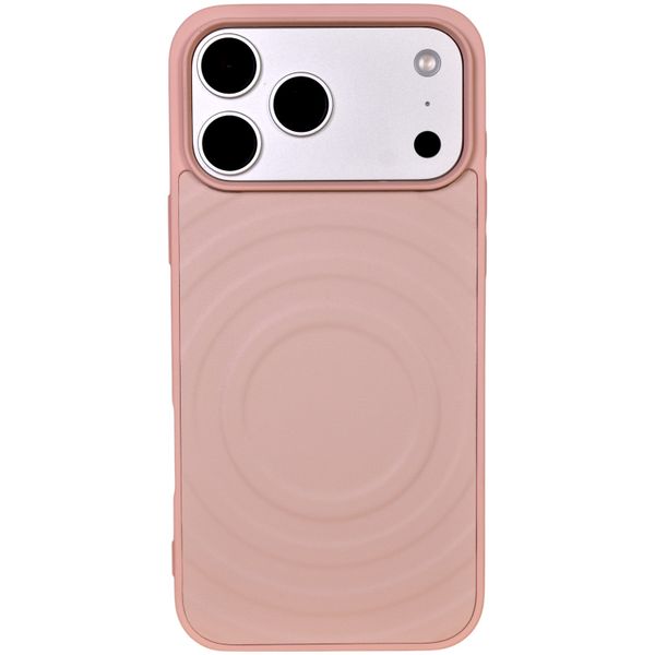 Phone Case with Textured Ripple Design - Compatible with 17 Pro Max - Pink