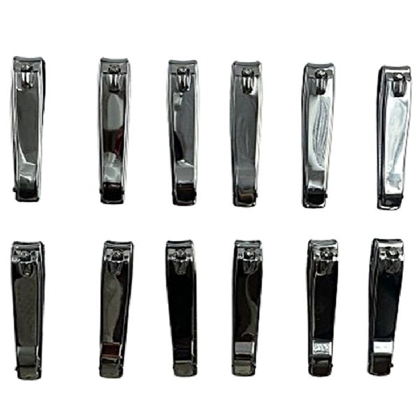 Bulk, Gifts,Nail Clipper Pedi Chrome 80mm (pack of 12)