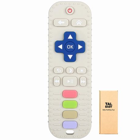 Baby Teething Toys TV Remote Control Shaped Teether for 3-18 Months Image