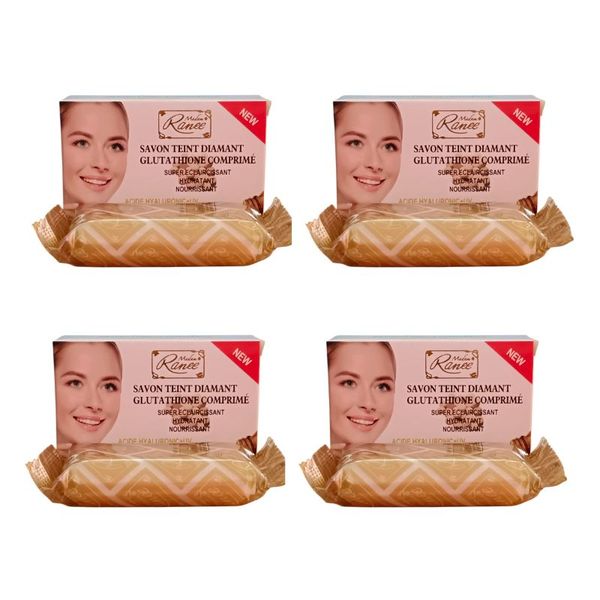 Madam Ranee Savon Teint Diamant Gluta with Hyaluronic Acid Soap | 4 Pack