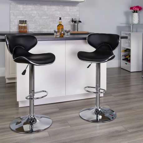 Barstools Kitchen Chair Set of 2 Black Colour Shop Today. Get it Tomorrow takealot
