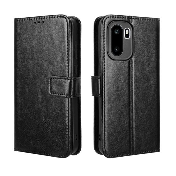 Crazy Horse Pattern Leather Case Compatible With Oppo Find X8 Ultra 5G