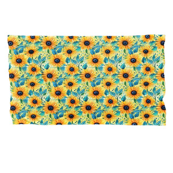 Yellow Sunflowers Large Fleece Blanket