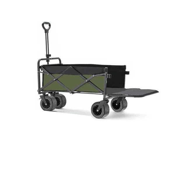 Large tire rear door cart