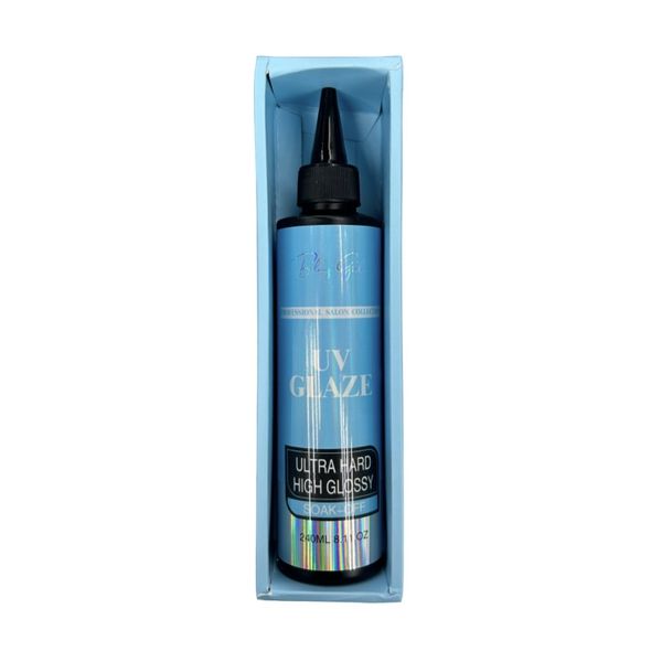 Hello Beautiful - Ultra Hard High Glossy UV Glaze Top Coat Salon Size 120ml
