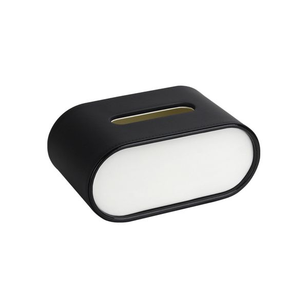 Living Room Coffee Table Bedroom Oval Dustproof Tissue Box