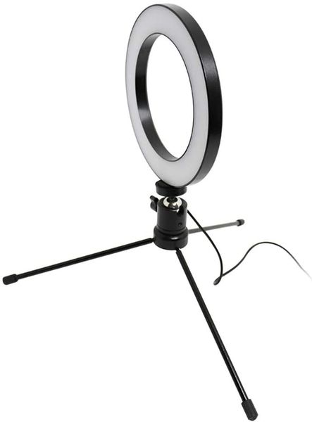 8' Adjustable Mini Led Camera Ringlight with 3 Color Modes