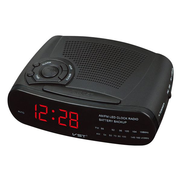 Alarm Clock Radio Digital LED Display with AM/FM Sleep Timer Dual Alarm