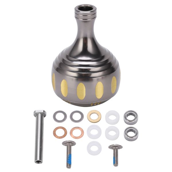 Gold Aluminum Alloy Reel Handle Knob Fishing Accessory