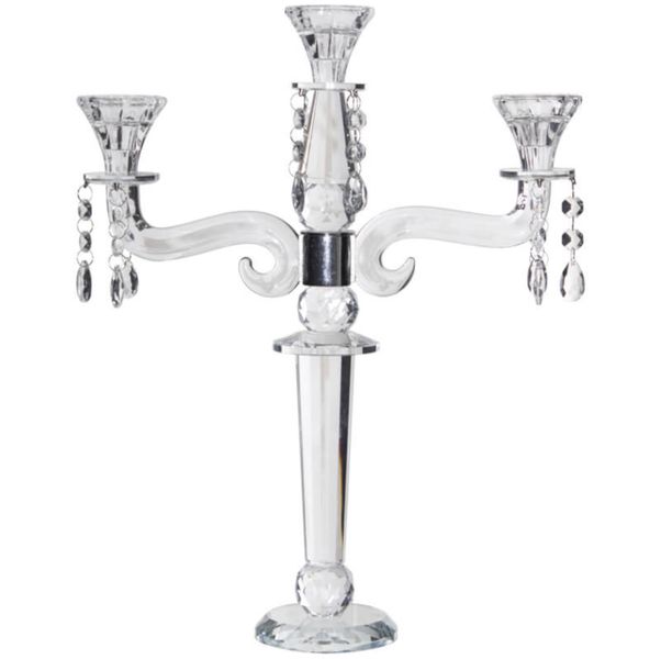 Crystal Glass Other Candle Holder 41cm