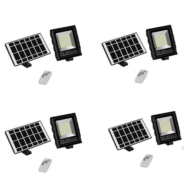 4 Piece Of 40W Waterproof Solar Flood Light with Remote GD-8640