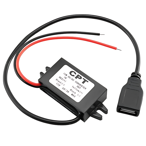 BDD 12V to 5V 3A DC/DC Buck Converter with USB Output