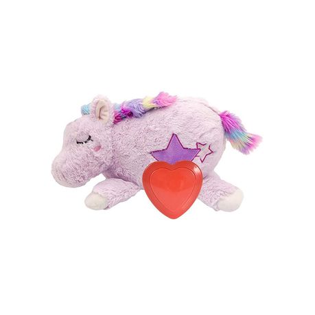 Heartbeat Anxiety Rabbit Plush Stuffed Bunny Behavior Comfort Toy with Pulse in Pink