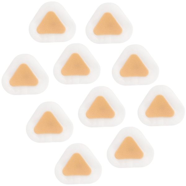 10 Piece - Adhesive Gel Heel Protectors For Shoes - Peach