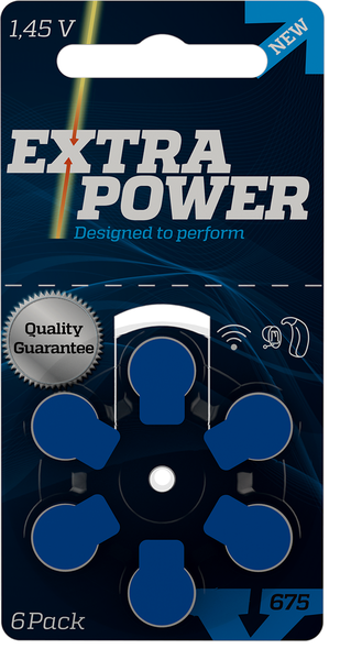 Extra Power Size: 675 Batteries -(Box of 60)