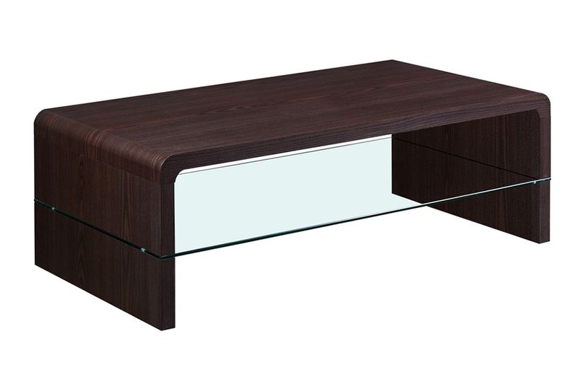 Arch Wood Coffee Table Brown