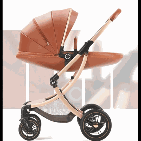 Luxury leather stroller hotsell