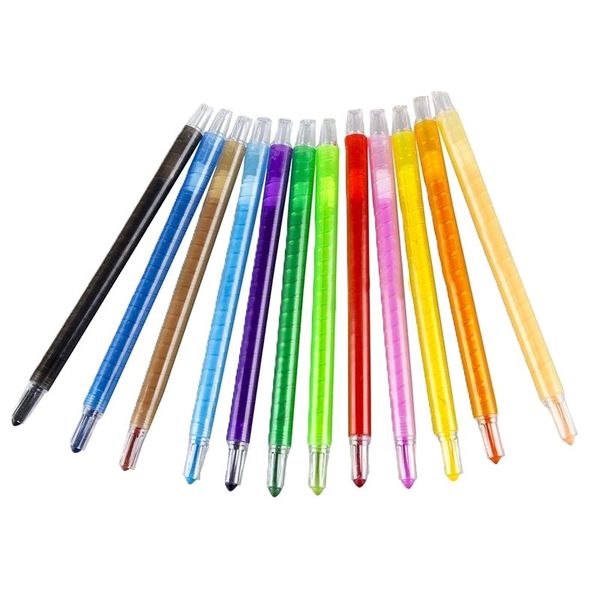 CROXLEY Create Retractable Wax Crayons Box of 12's