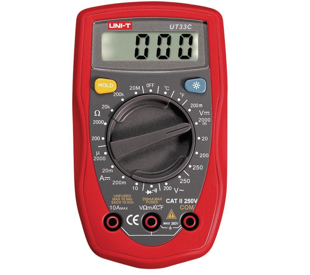 UNIT UT33C Palm Sized Digital Multimeter 200MV500V Buy Online in