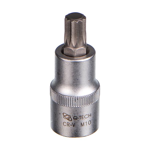 Q-Tech Spline Bit Socket M10