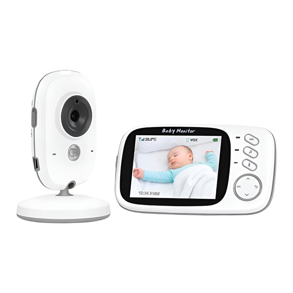 2-Way Wireless Baby Video Monitor With Smart Mode Remote